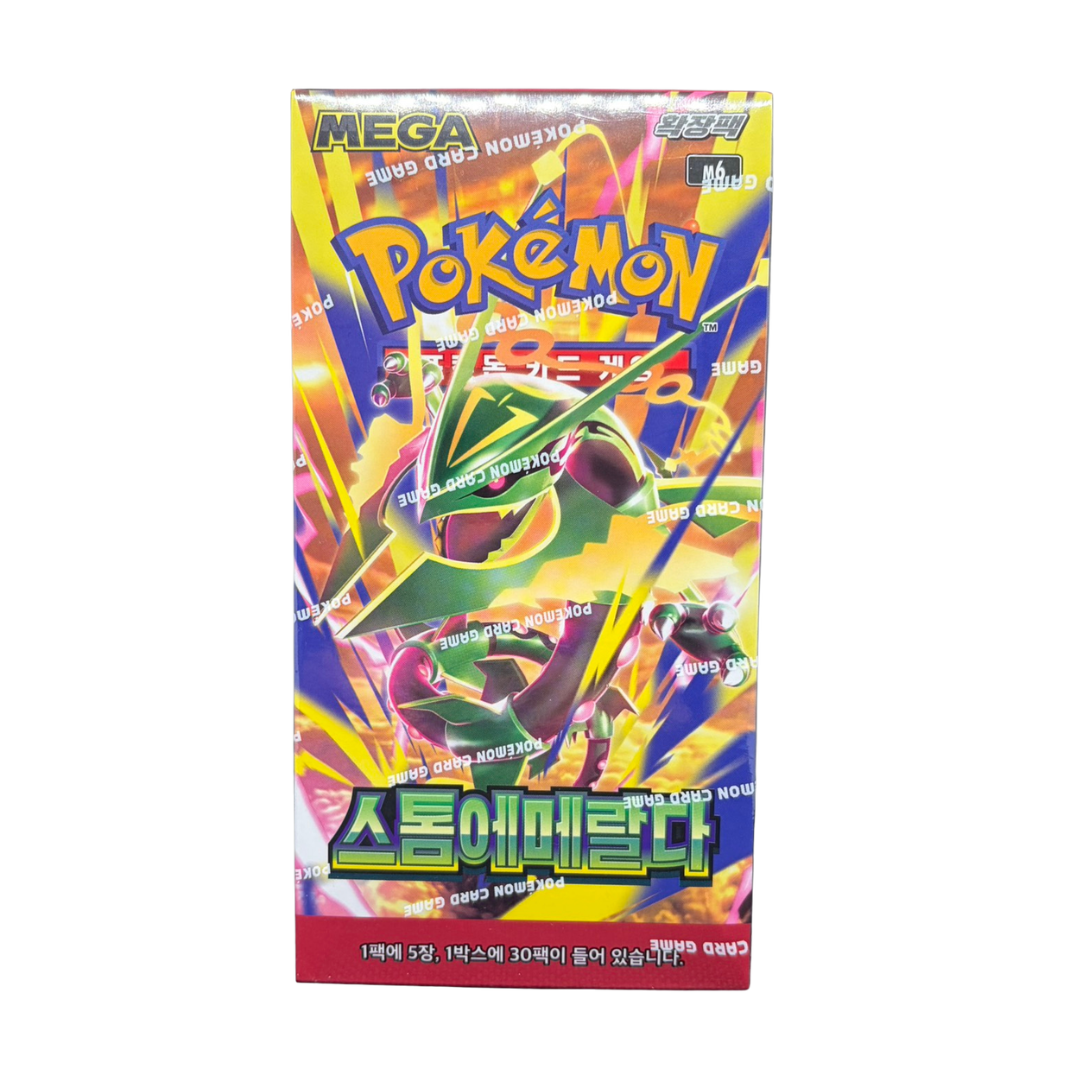 Pokémon Card Game MEGA Korean Expansion Pack 「스톰에메랄다 Storm Emeralda」 Booster Box